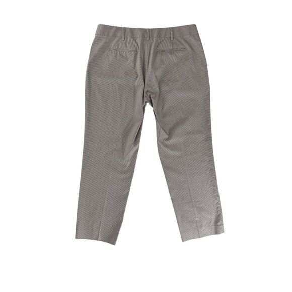 ETRO Italy Pinstripe Flat front Lightweight Cropped Pants Wm Sz 48/ US‎ 16 - Picture 10 of 11